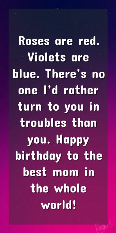 Ahappy birthday wishes for your motheron her birthday is the best way